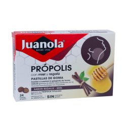 Juanola Própolis con Regaliz, 24 Pastillas Blandas