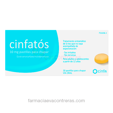 Cinfatós 10 mg, 20 Pastillas para Chupar Cinfatos-10-mg-20-pastillas-para-chupar