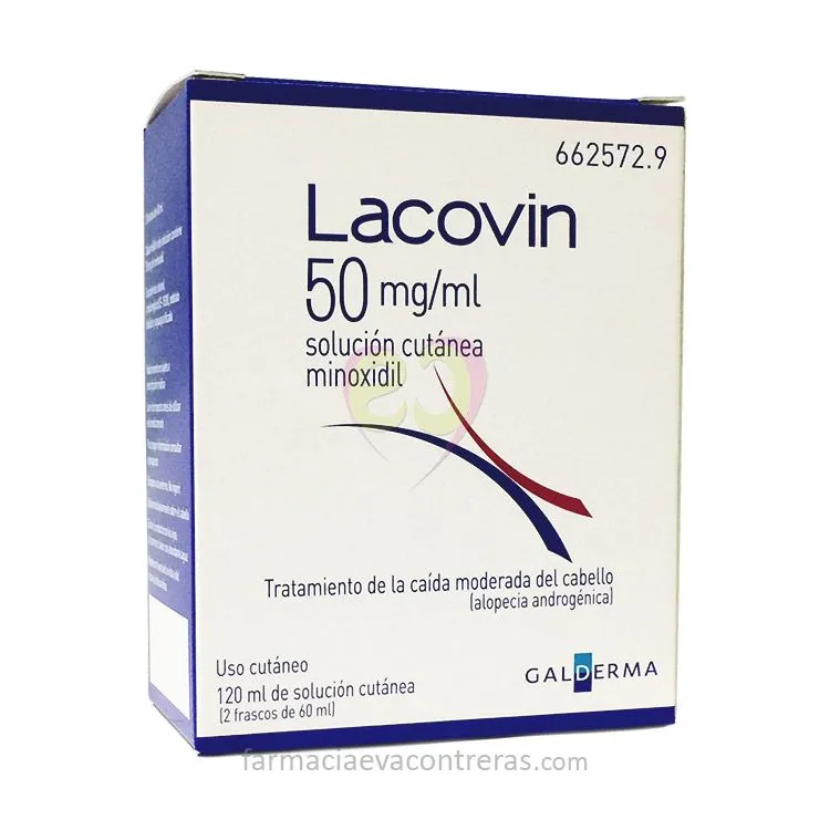 Lacovin 50 mg/ml Solución cutánea, 120 ml Lacovin-50-mg-ml-120-ml-(2-frascos)