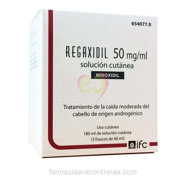 Regaxidil 50 mg/ml Solución Cutánea, 180 ml Regaxidil-50-mg-ml-180-ml