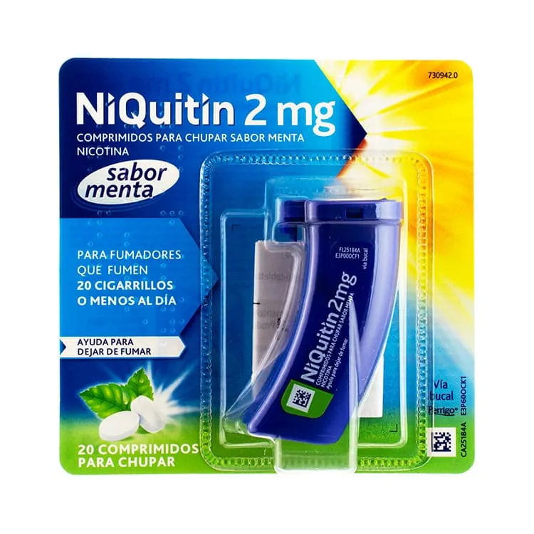 NiQuitin 2 mg, 20 Comprimidos para Chupar Niquitin-2-mg-20-Comprimidos