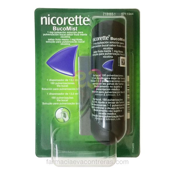 Nicorette Bucomist Sabor Fruta Menta, 13,2 ml Nicorette-Bucomist-Sabor-Fruta-Menta