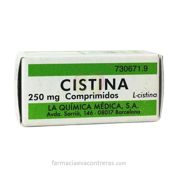 Cistina 250 mg, 40 Comprimidos Cistina-250-mg
