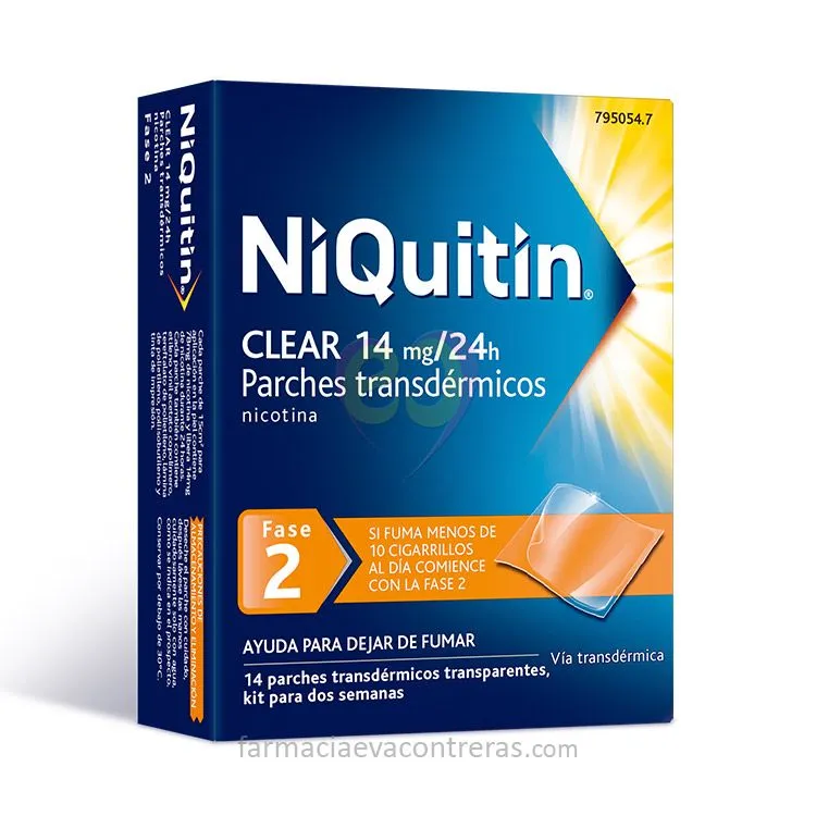 NiQuitin Clear 14 mg / 24 H, 14 Parches NiQuitin-Clear-14-mg-14-Parches