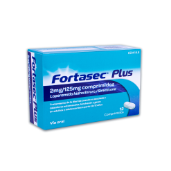 Fortasec Plus 2 mg/125 mg, 12 Comprimidos