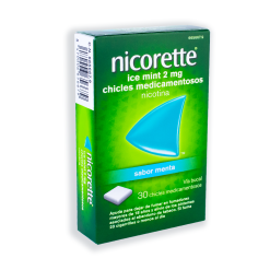 Nicorette Ice Mint 2 mg, 30 Chicles Medicamentosos
