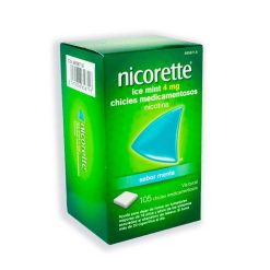 Nicorette dejar de fumar 4mg 105 chicles de menta