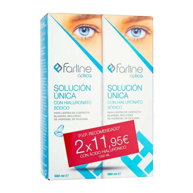 Farline Óptica Solución Única, Duplo (2 x 500 ml) farline-optica-solucion-unica-duplo-178891