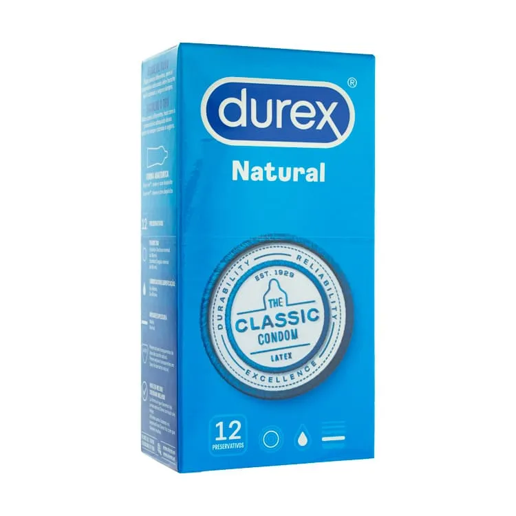 Durex Natural, 12 Preservativos durex-natural-12-preservativos-363192