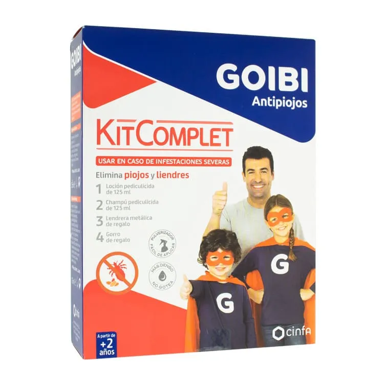 Goibi Antipiojos Kit Complet: Loción, 125 ml + Champú, 125 ml goibi-antipiojos-kit-complet-177774