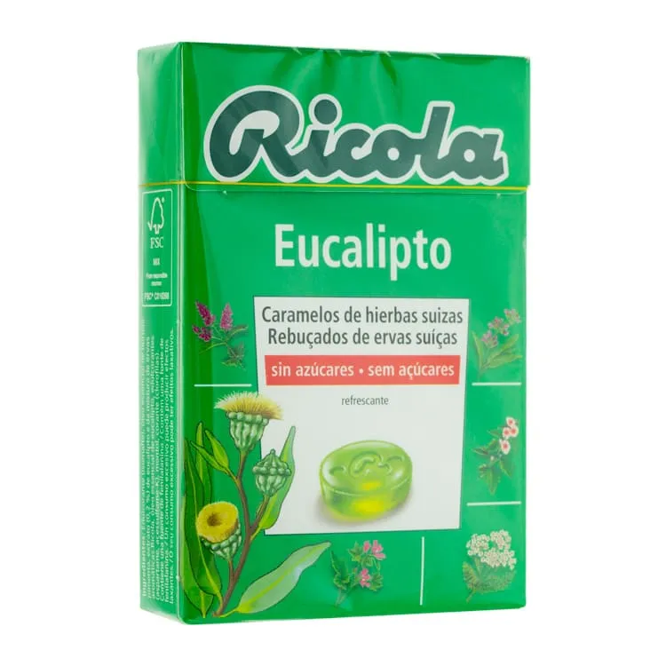 Ricola Caramelos Eucalipto, 50 g ricola-caramelos-eucalipto-50-g-173397