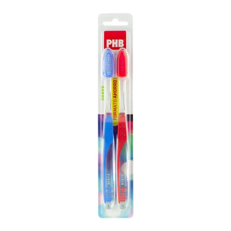 PHB Plus Cepillo Suave, Duplo phb-cepillo-dental-suave-formato-ahorro-167499