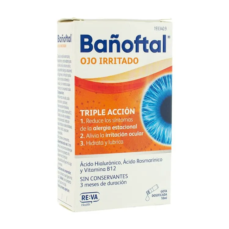 Bañoftal Ojo Irritado Colirio, 10 ml Banoftal-Ojo-Irritado-10-ml