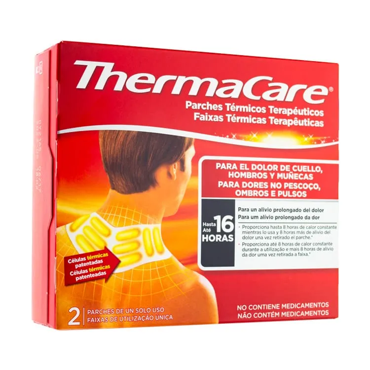 ThermaCare Cuello, Hombros y Muñecas, 2 Parches Térmicos Terapéuticos thermacare-parches-termicos-2-unidades-199615