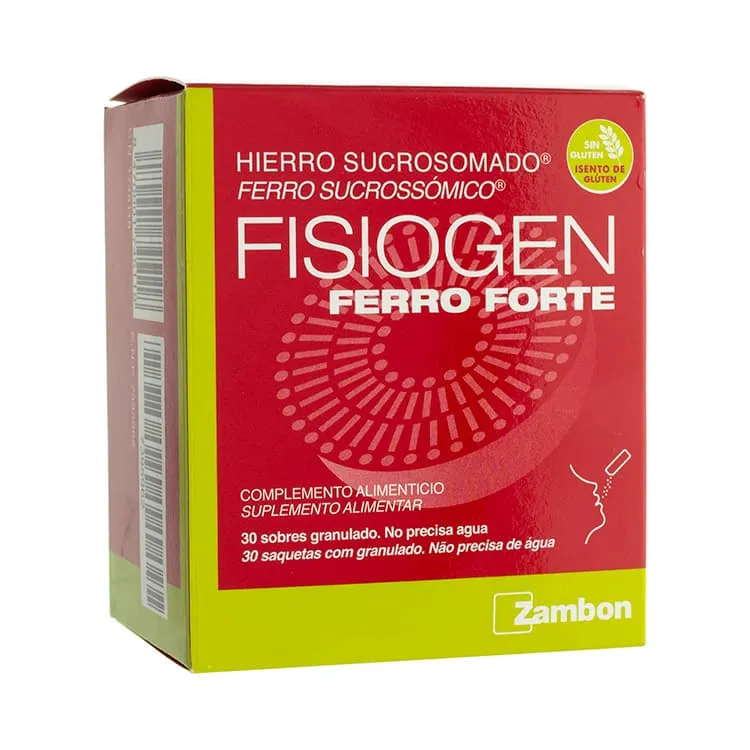Fisiogen Ferro Forte, 30 Sobres Granulado Fisiogen-Ferro-Forte-30-Sobres