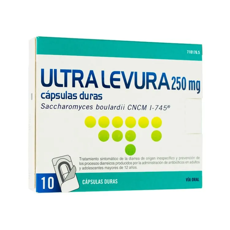 Ultra Levura 250 mg, 10 Cápsulas Duras ultra-levura-250-mg-10-capsulas-duras-710176