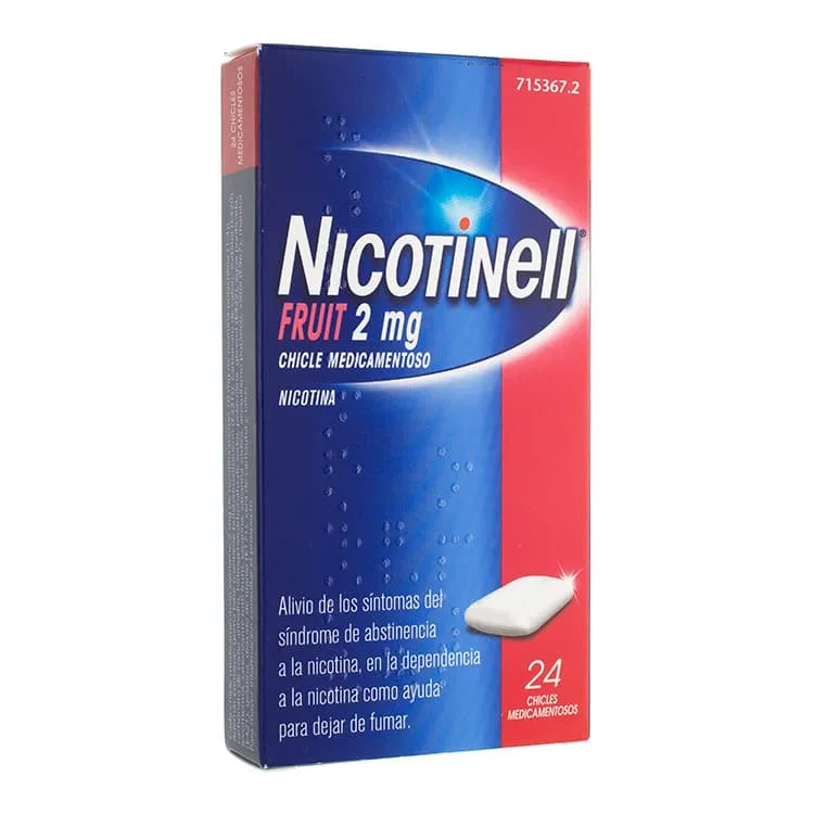Nicotinell Fruit 2 mg, 24 Chicles Medicamentosos Nicotinell-Fruit-2-mg-24-Chicles