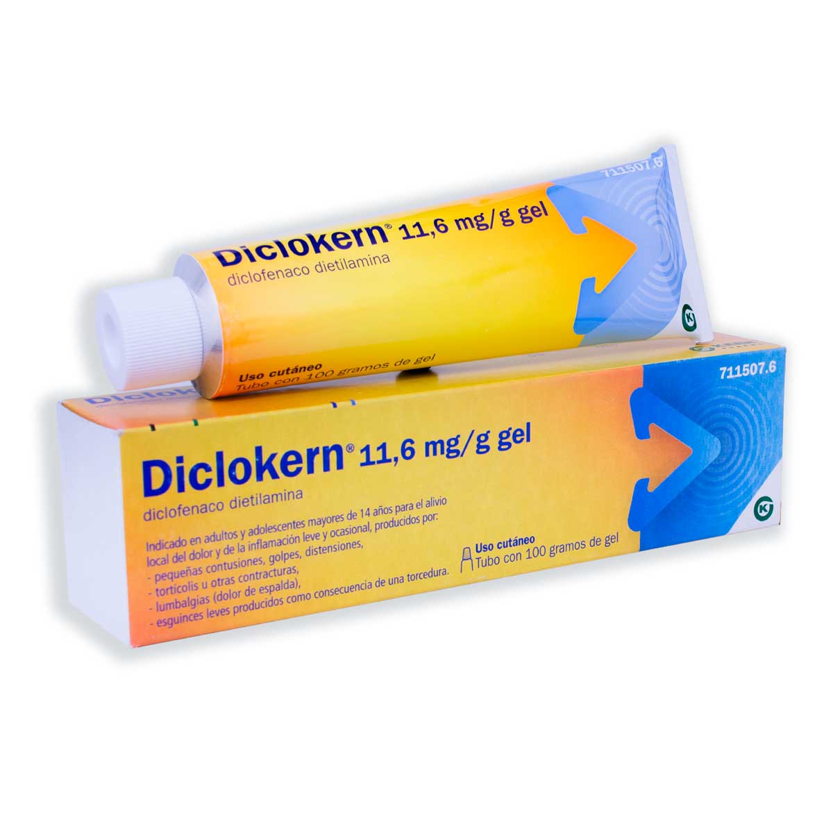 Diclokern 11,6 mg/g Gel, 100 g Comprar Diclokern 100g