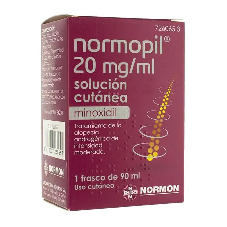 Normopil 20 mg/ml Solución Cutánea, 90 ml Normopil-20-mg-ml-Solucion-Cutanea-90-ml