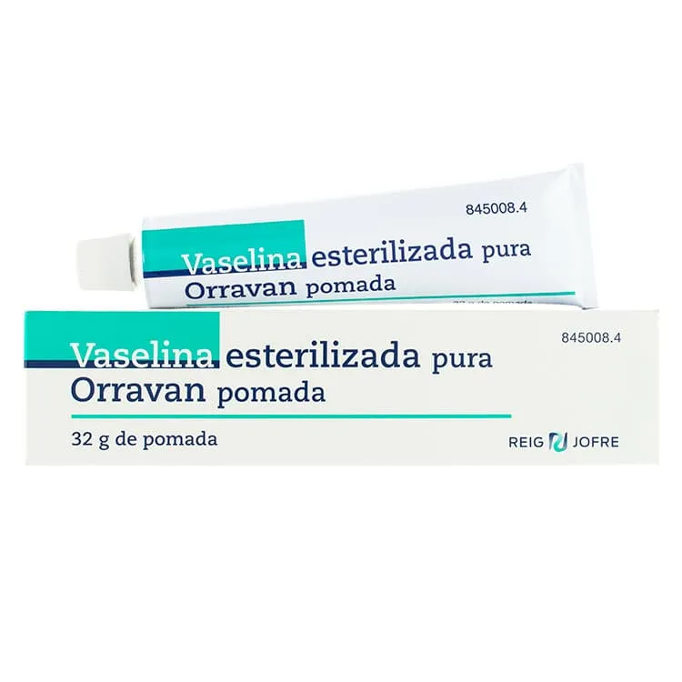 Vaselina Esterilizada Pura Orravan Pomada, 32 g Vaselina-Esterilizada-Pura-Orravan-Pomada-32-g