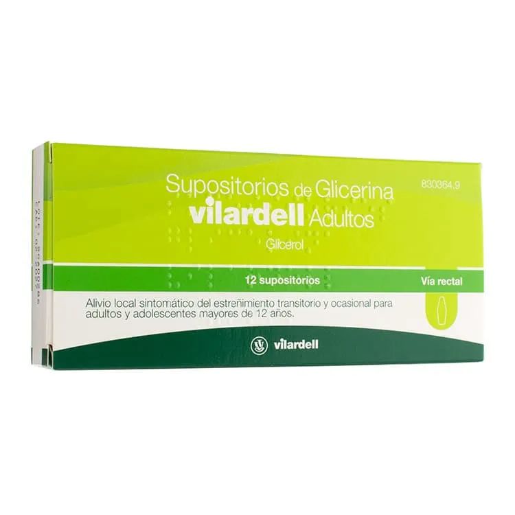 Vilardell Supositorios de Glicerina Adultos, 12 Unidades Vilardell-Adultos-12-Supositorios-de-Glicerina