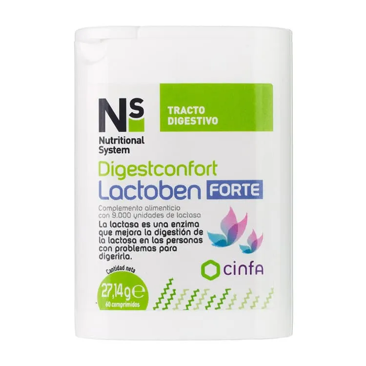Ns Digestconfort Lactoben Forte, 60 Comprimidos Ns-Digesconfort-Lactoben-Forte