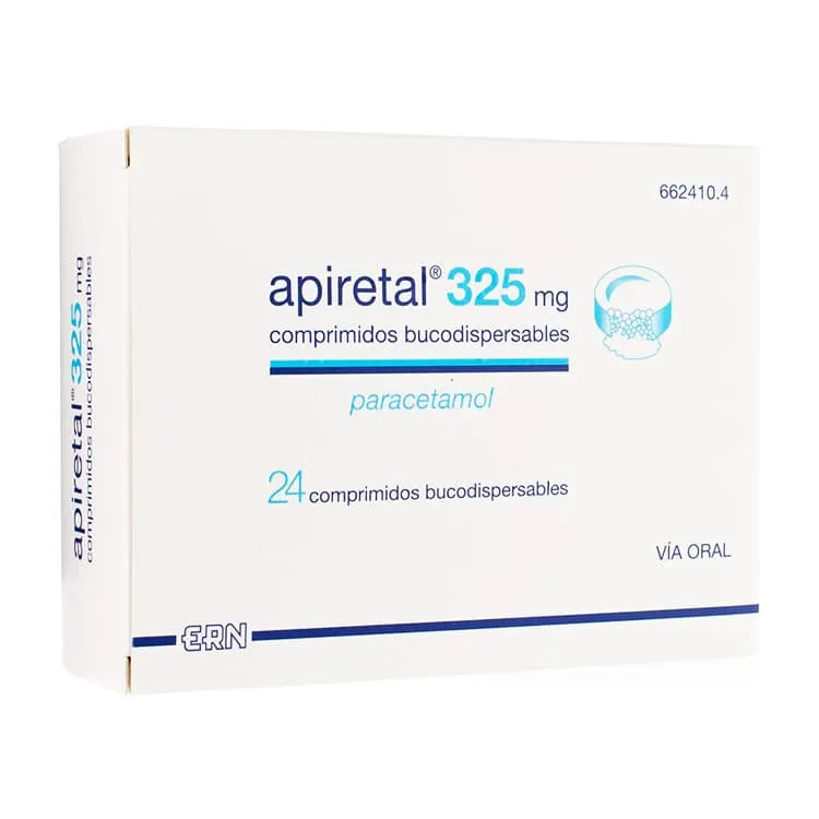 Apiretal 325 mg, 24 Comprimidos Bucodispersables Apiretal-325-mg-24-Comprimidos