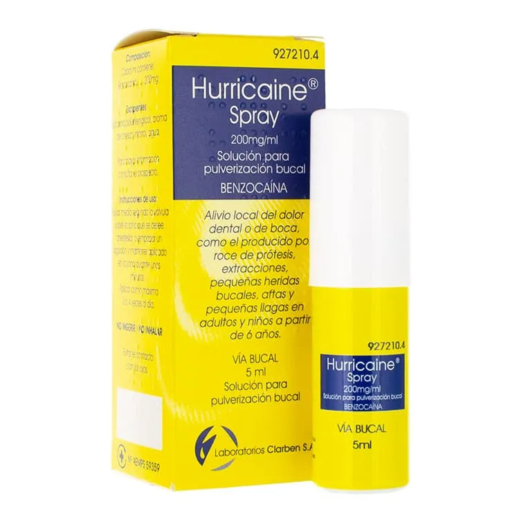 Hurricaine Spray 200 mg/ml, 5 ml Hurricaine-Spray-5-ml