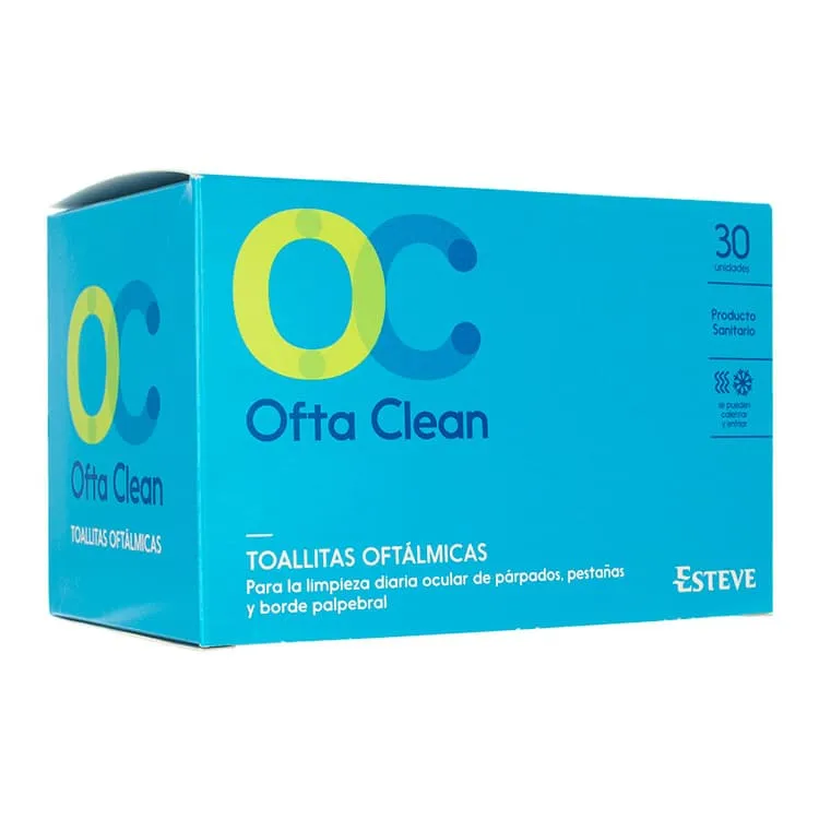OftaClean Toallitas Oftálmicas, 30 Unidades OftaClean-Toallitas-Oftalmicas