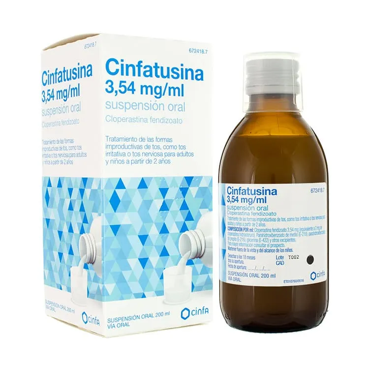 Cinfatusina 3,54 mg/ml Suspensión Oral, 200 ml Cinfatusina-200-ml