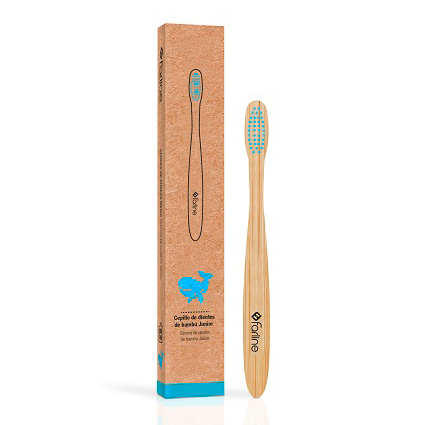 Farline Junior Cepillo de Dientes Bambú Ballena, 1 Unidad Farline-Cepillo-de-Dientes-Bambu-Junior-Ballena-1-ud