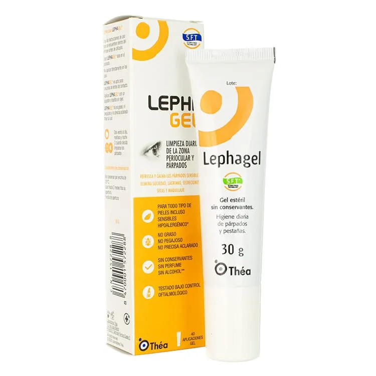 Lephagel Gel Párpados y Pestañas, 30 g Lephagel