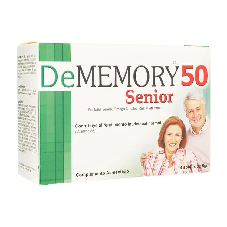 De MEMORY 50 Senior, 14 Sobres DeMemory-50-Senior-14-Sobres