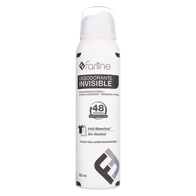 Farline Desodorante Invisible Spray, 150 ml Farline-Desodorante-Spray-Invisible-150-ml