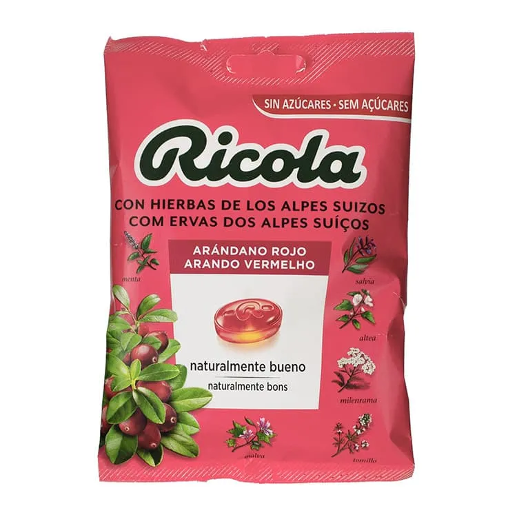 Ricola Caramelos Arándano Rojo, 70 g Ricola-Arandano-Rojo-70-g