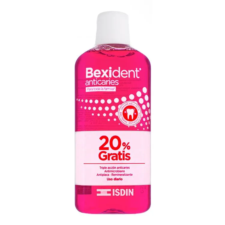 Bexident Anticaries Colutorio, 500 ml (20% Gratis) Bexident-Anticaries-Colutorio-500-ml