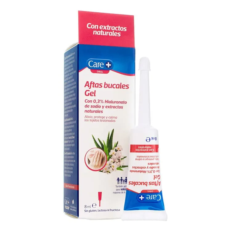 Care+ Oral Gel Aftas Bucales, 8 ml Care+-Aftas-Bucales-Gel