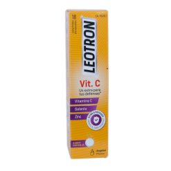 Leotron Defensas Vitamina C, 18 Comprimidos Efervescentes