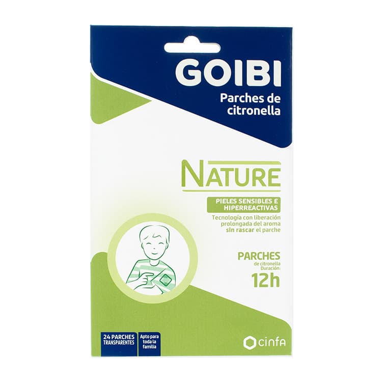 Goibi Antimosquitos Nature Parches de Citronela, 24 Unidades Goibi-Parches-de-Citronella