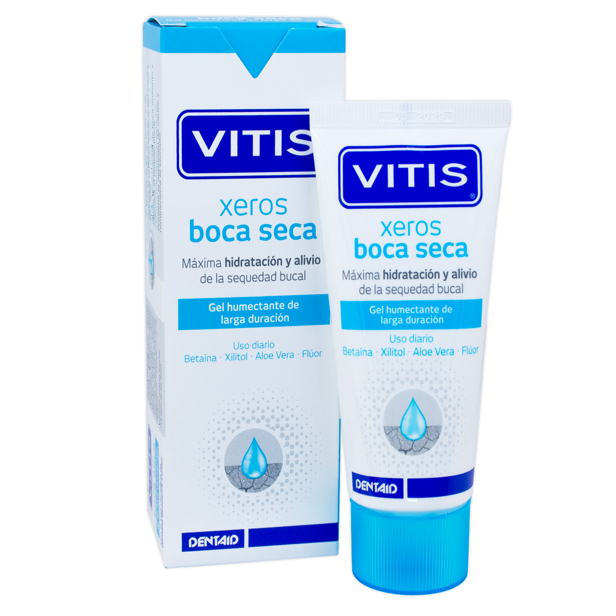 Xeros Vitis boca seca Gel Humectante, 50 ml Xeros Vitis boca seca Gel Humectante, 50 ml Gel que contribuye a lubricar la cavidad bucal en personas con xerostomía. Calma las molestias y protege dientes y encías.