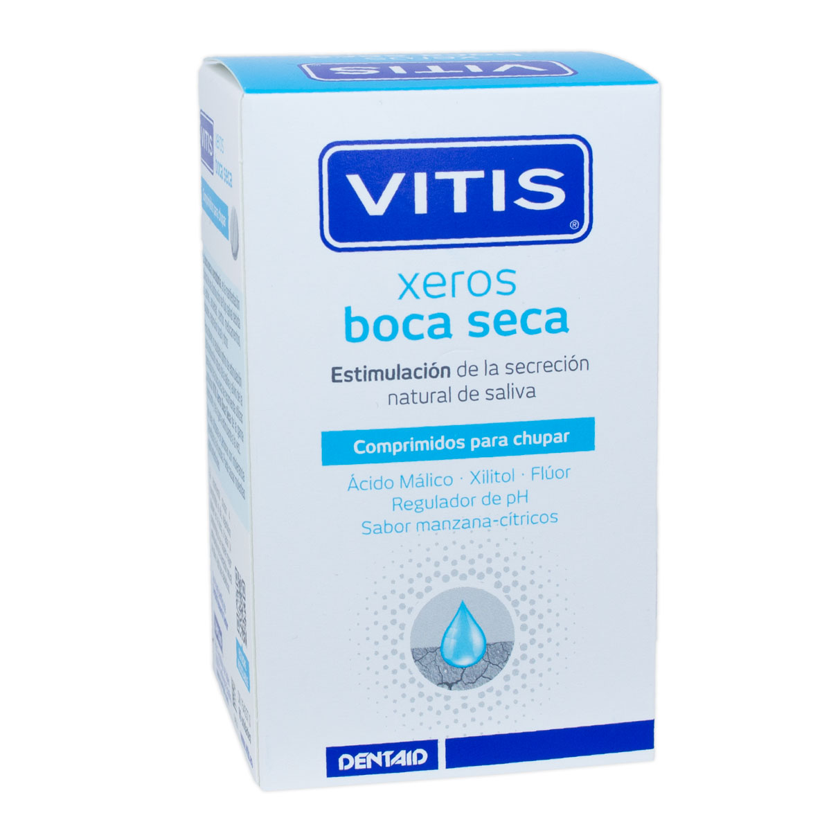 Xeros Vitis boca seca, 90 Comprimidos para Chupar Xeros Vitis boca seca, 90 Comprimidos para Chupar Restablecen la protección natural de la saliva en personas con problemas de boca seca. Humectan y refrescan la cavidad bucal.