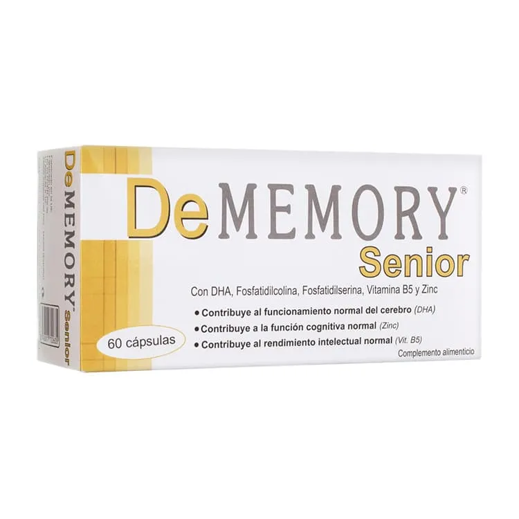De MEMORY Senior, 60 Cápsulas DeMemory-Senior,-60-Cápsulas-206975