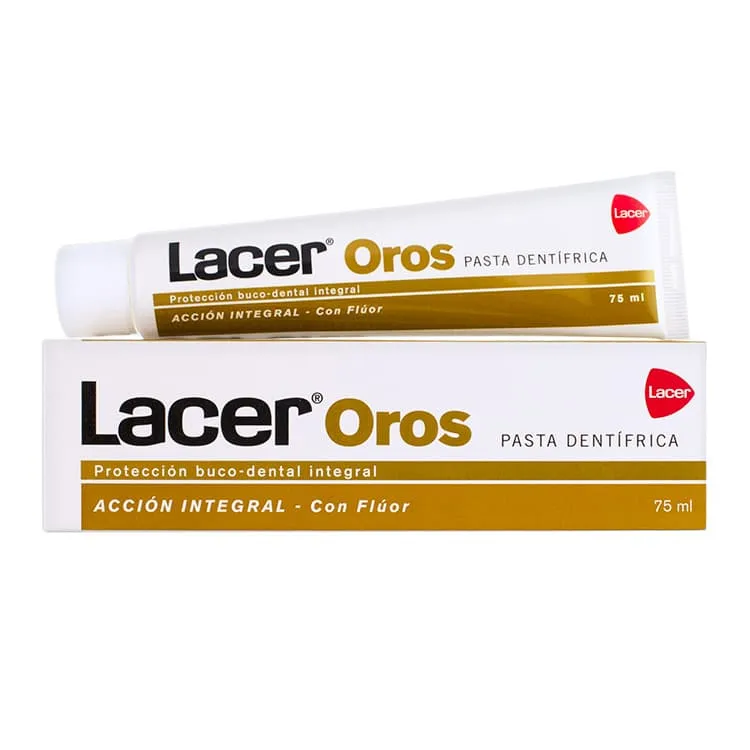 Lacer Oros Pasta Dentífrica Acción Integral, 75 ml Lacer-Oros-Pasta-Dentífrica,-75-ml-396556