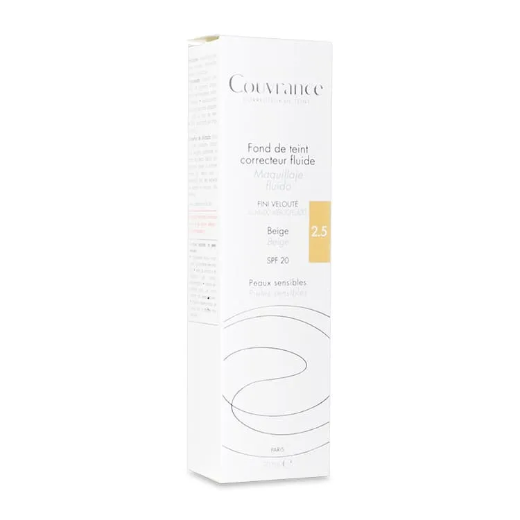 Avène Couvrance Maquillaje Fluido SPF 20 Beige, 30 ml Avene-Couvrance-Maquillaje-Fluido-SPF-20-Beige-Caja-30-ml-183315