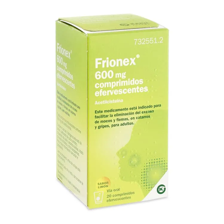 Frionex 600 mg, 20 Comprimidos Efervescentes Frionex