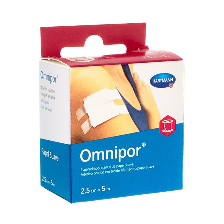 Hartmann Omnipor Esparadrapo Blanco, 2,5 cm x 5 m Hartmann-Omnipor-Esparadrapo-Blanco-2,5-cm-x-5-m-163350
