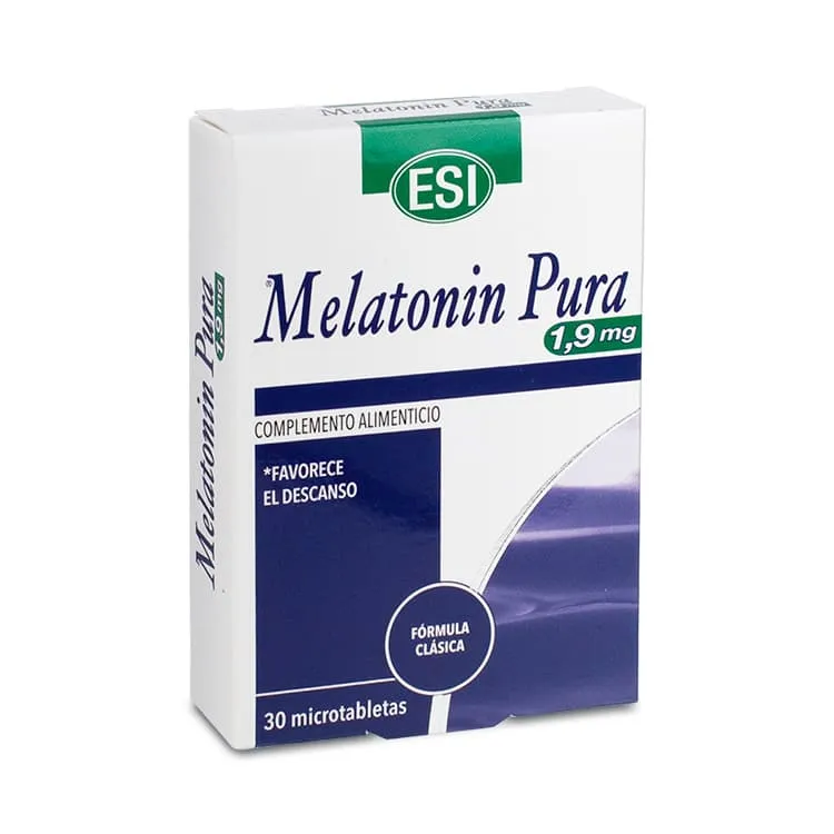 ESI Melatonin Pura 1,9 mg, 30 Microtabletas ESI Melatonin Pura 1,9 mg 30 Microtabletas 162409