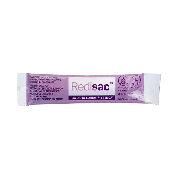 Redisac Exceso de Comida y Bebida, 10 Sticks Redisac Exceso de Comida y Bebida 10 Sticks 210673
