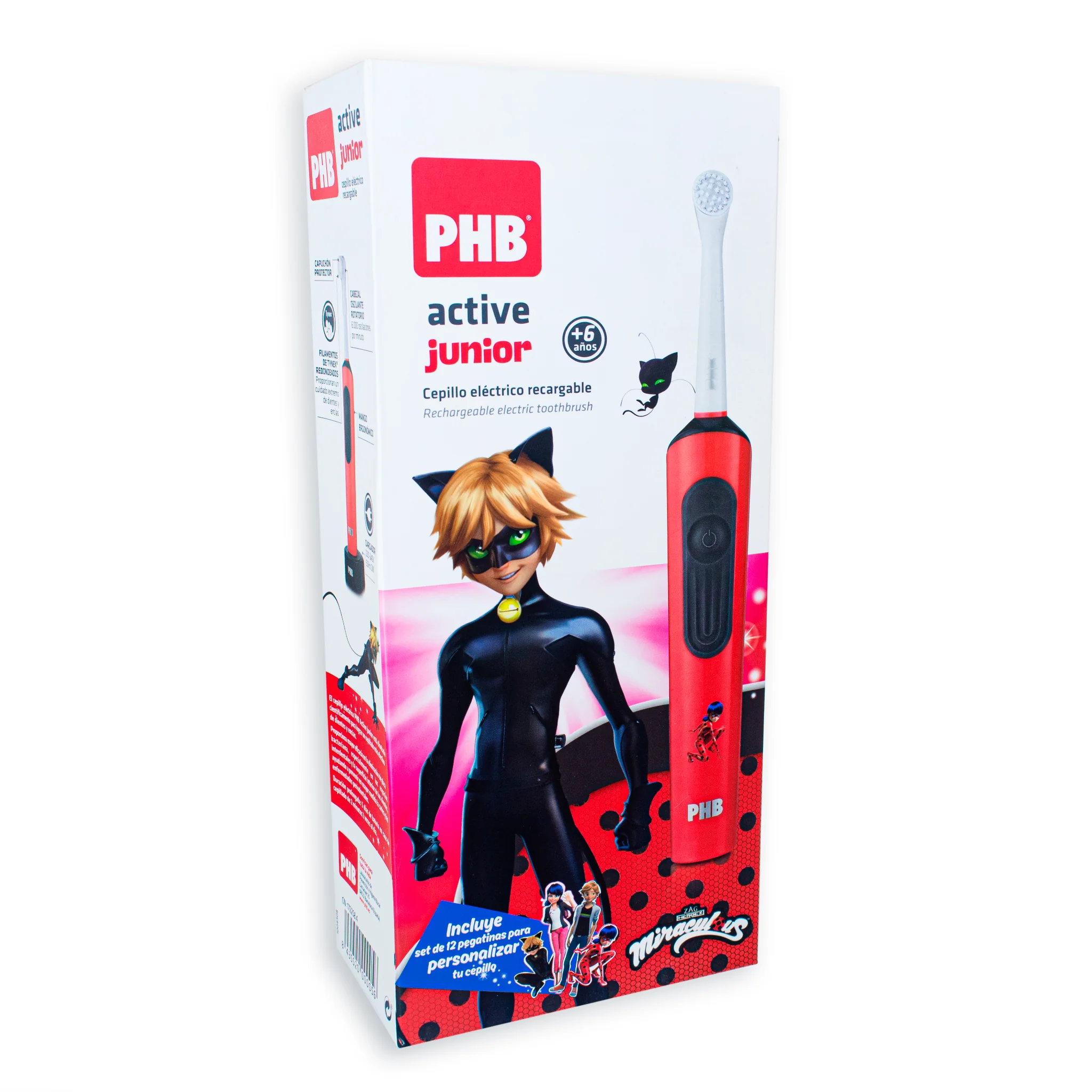 PHB Active Junior Cepillo Eléctrico Recargable Rojo PHB Active Junior rojo