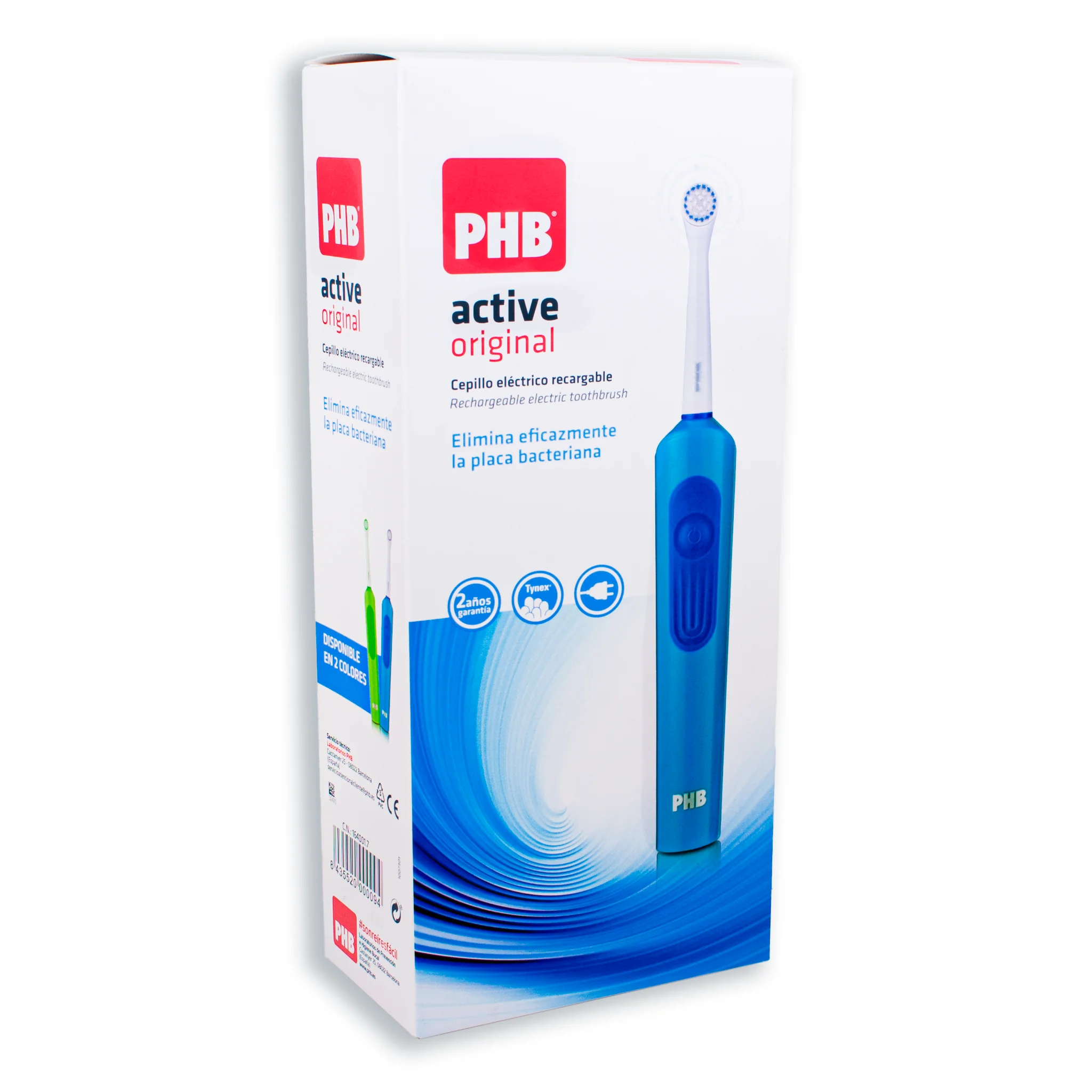PHB Active Original Cepillo Eléctrico Recargable Azul PHB Active Original Cepillo Eléctrico Recargable Color Azul